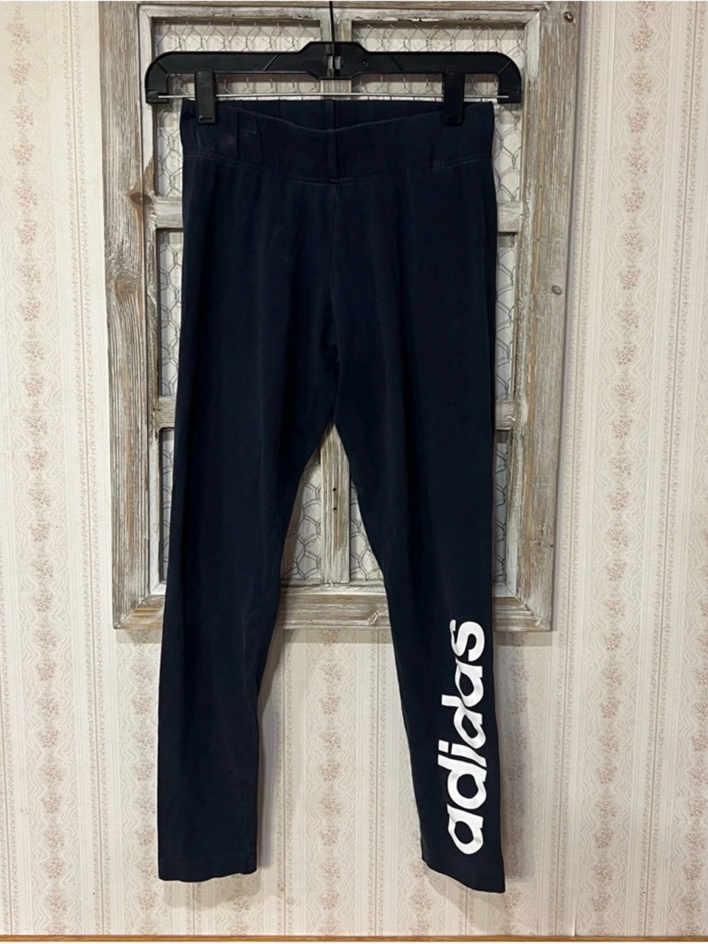 Adidas Black Logo Leggings